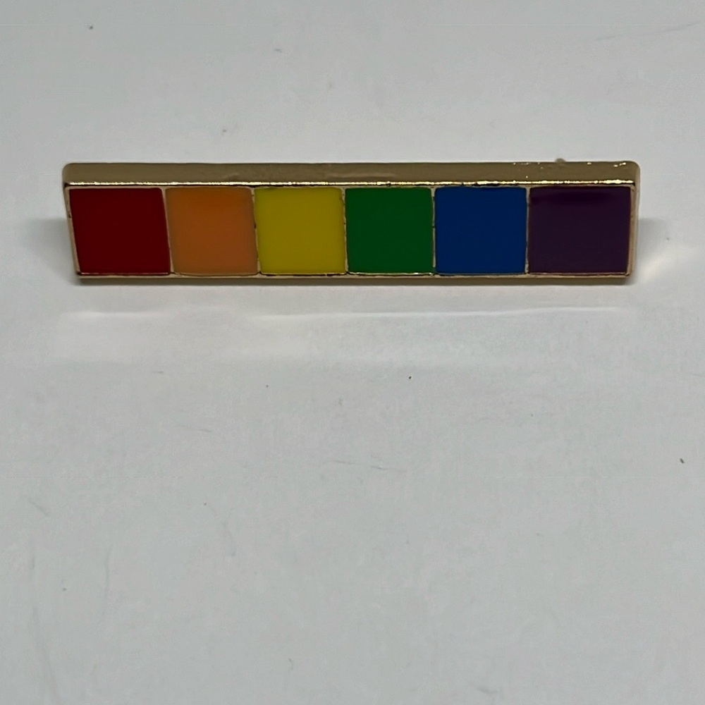 2/$14‎ LGBTQ Pride Rainbow love is love brooch lapel pin backpack pin hat pin